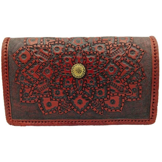 ALMA DE FLOR TOOLED LEATHER CROSSBODY