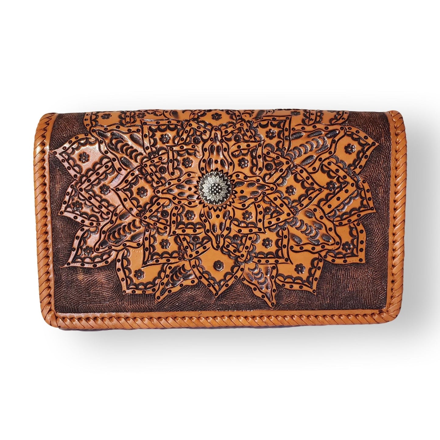 Cecelia Leather Handbag | Floral Crossbody Bag | MIOHERMOSA