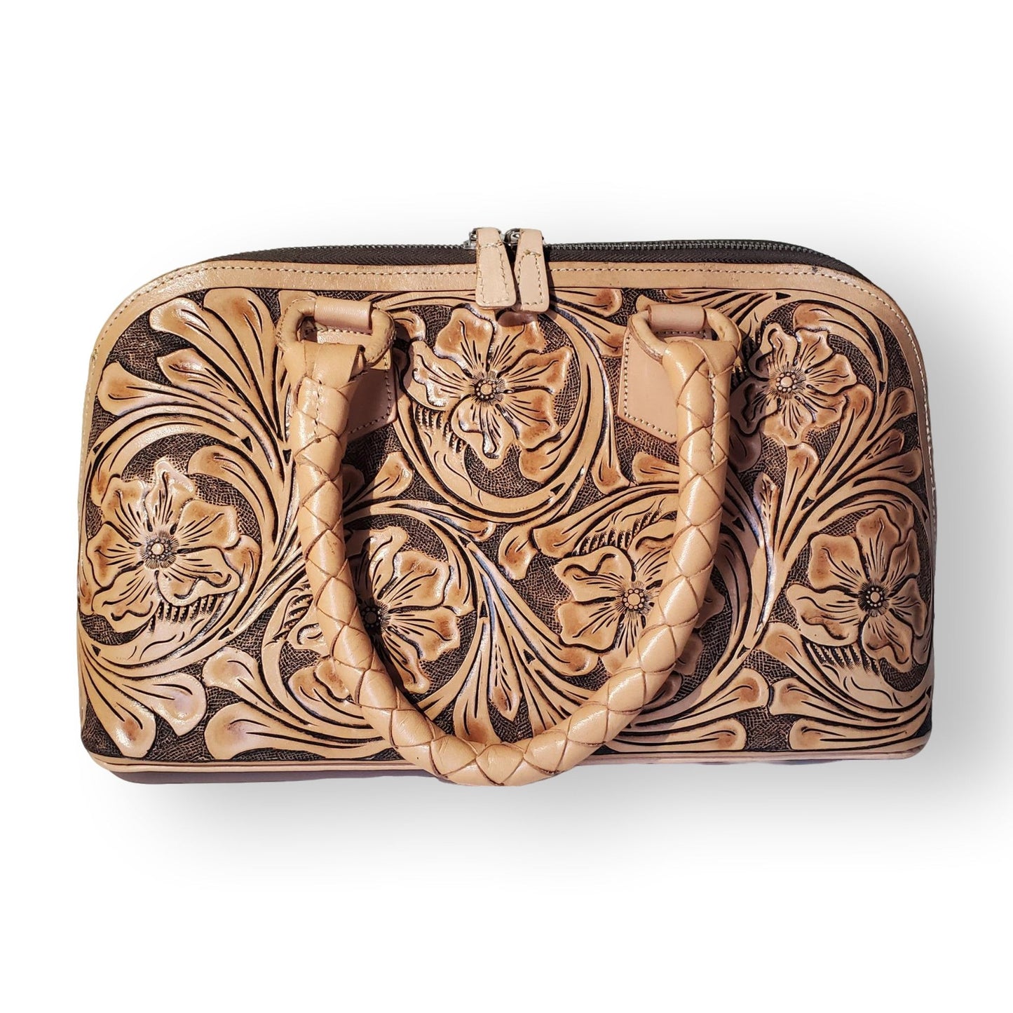 Stylish Natural Leather Bag | Leather Satchel | MIOHERMOSA