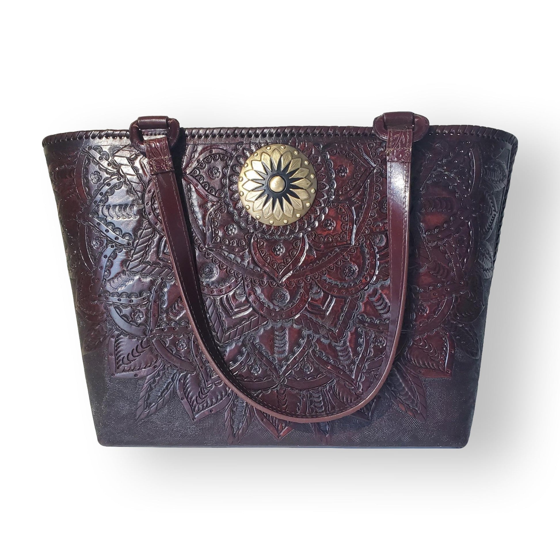 Mia Leather Tote | Brown Leather Tote | MIOHERMOSA