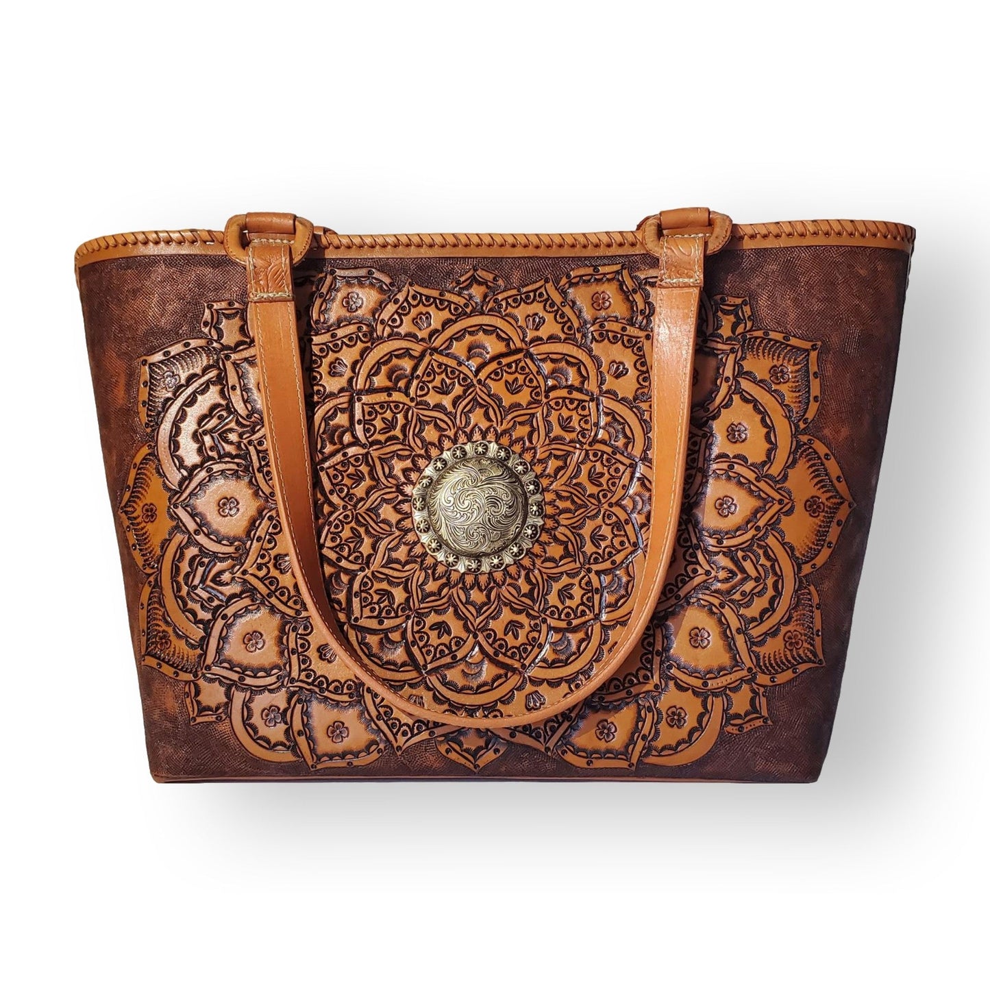 Mia Honey Leather Tote | Honey Leather Tote Bag | MIOHERMOSA