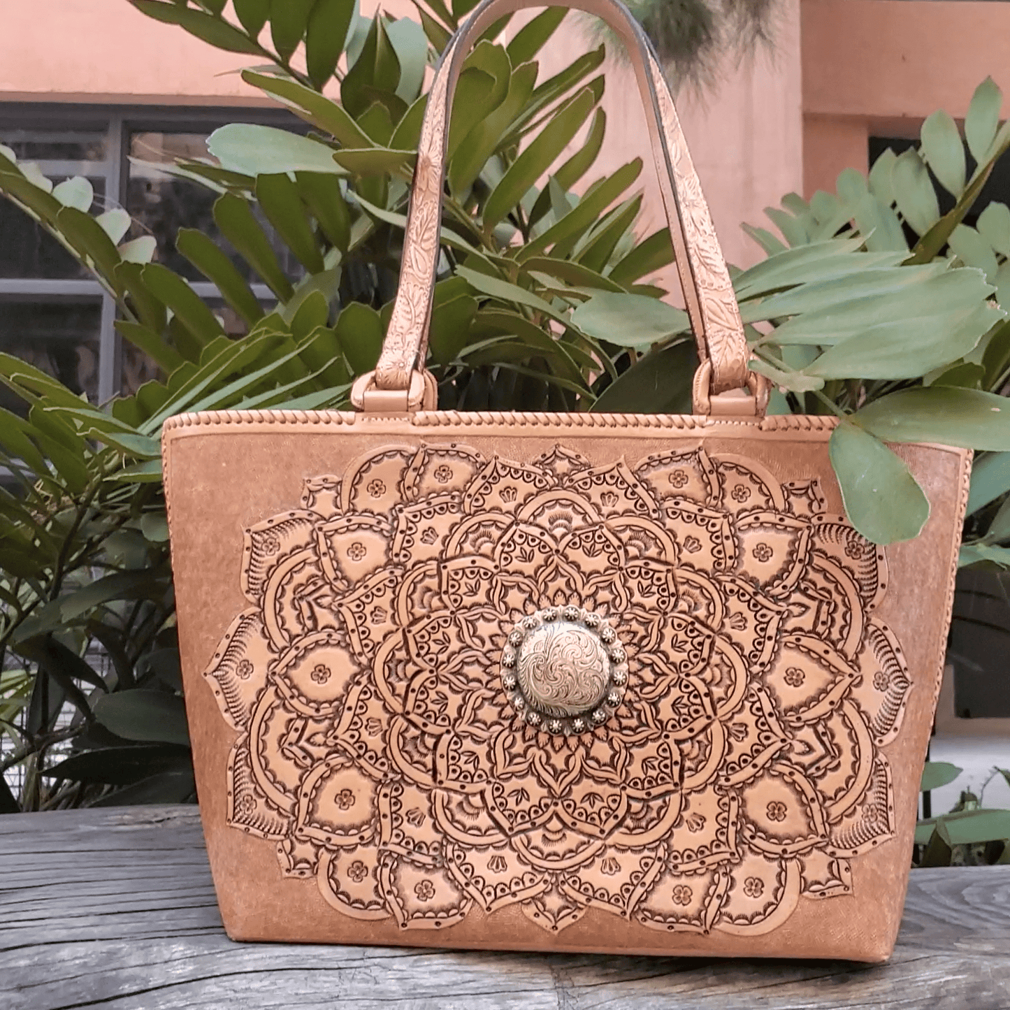 Natural Leather Tote | Mia Leather Bag | MIOHERMOSA