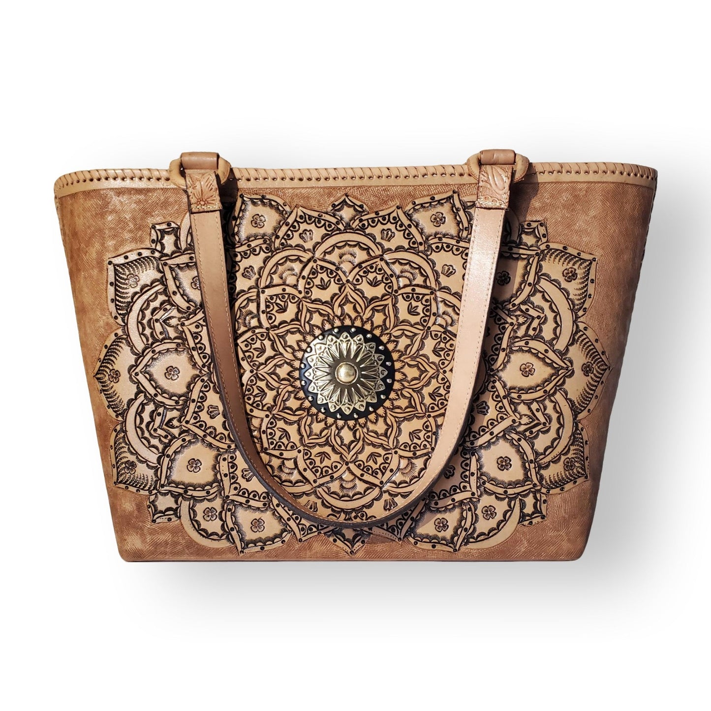 Natural Leather Tote | Mia Leather Bag | MIOHERMOSA