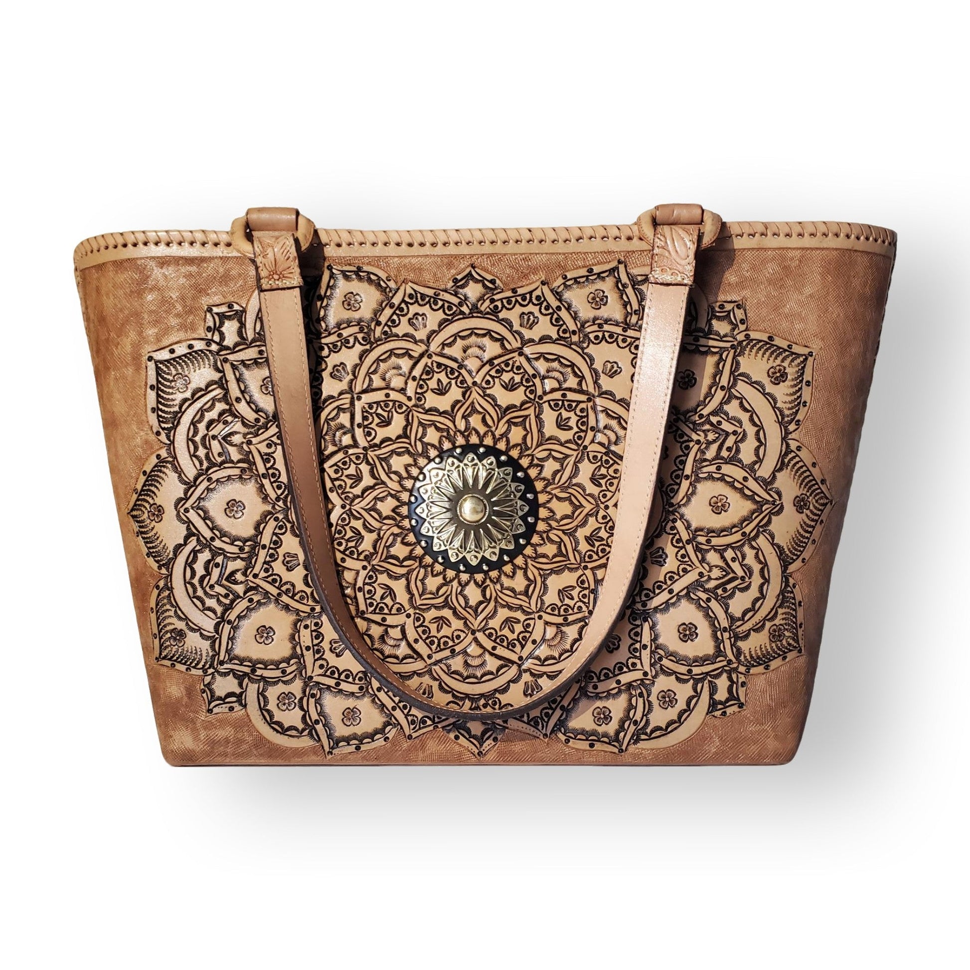 Natural Leather Tote | Mia Leather Bag | MIOHERMOSA