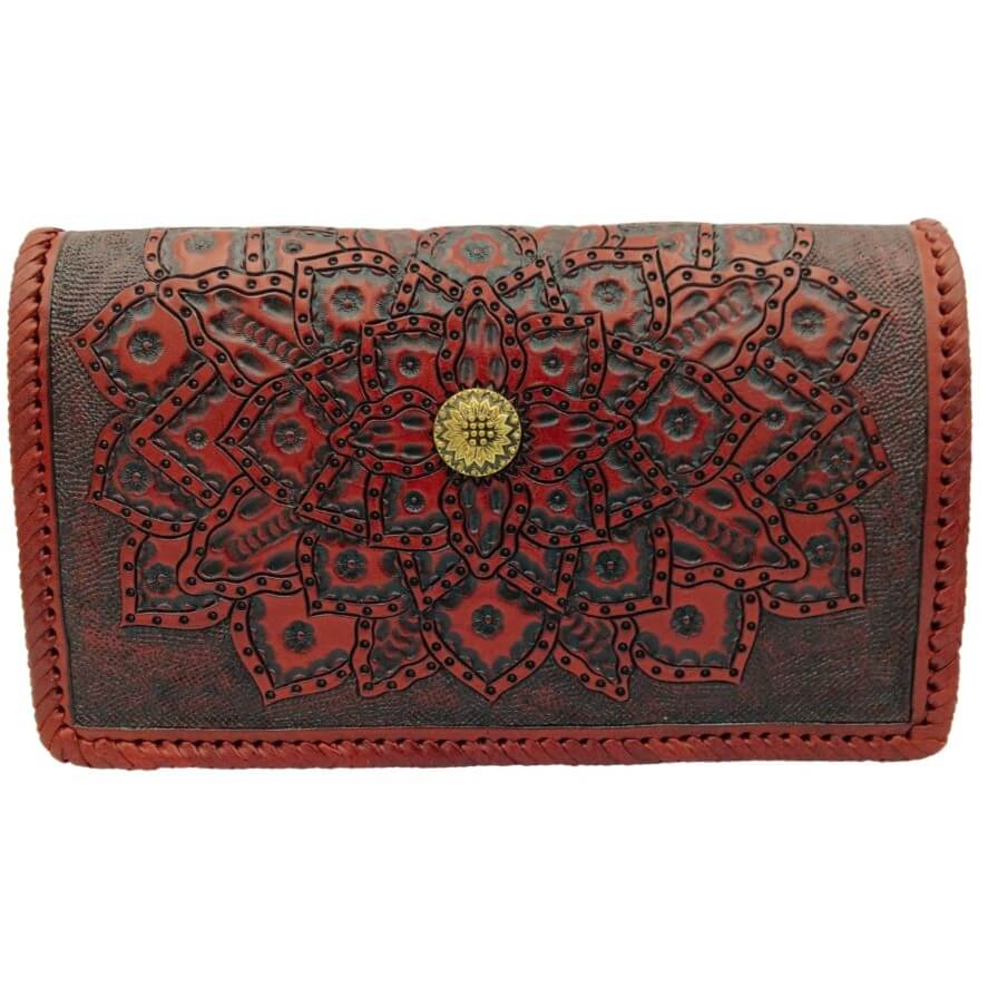 ALMA DE FLOR TOOLED LEATHER CROSSBODY