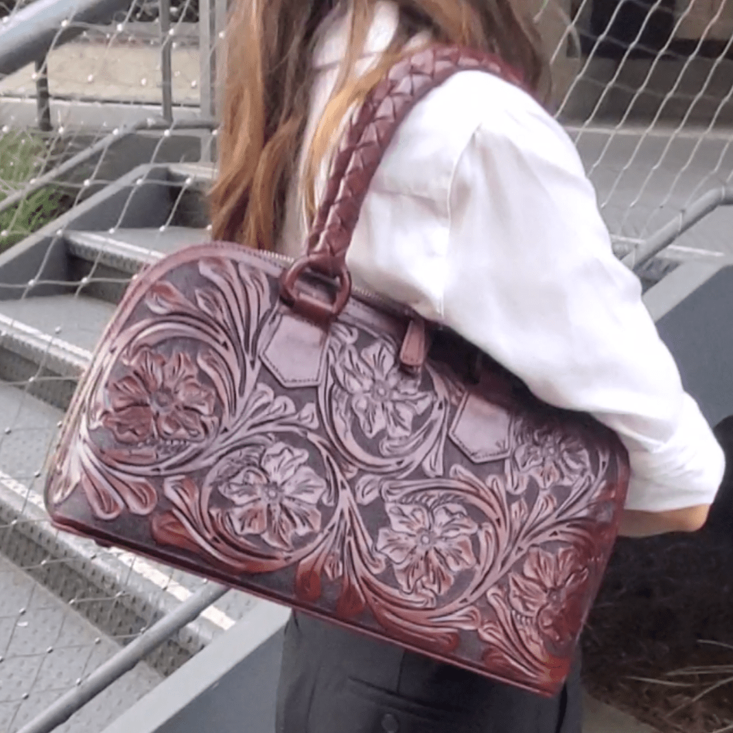 Elegant Brown Satchel | Luxury Leather Satchel | MIOHERMOSA